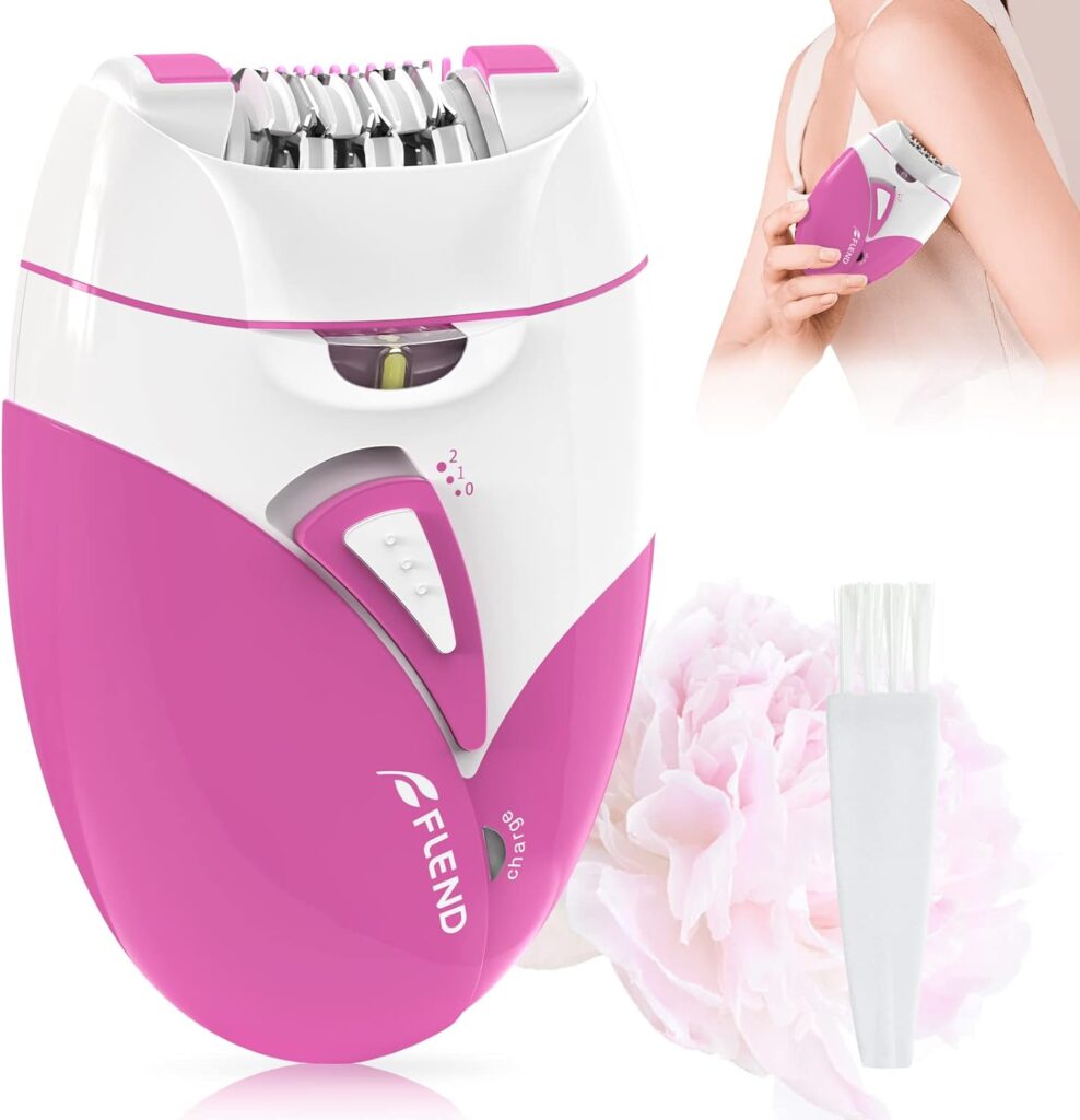 Mini Épilateur Facial Électrique Indolore - Pour Visage, Cou, Jambes - Rasoir Sécurisé